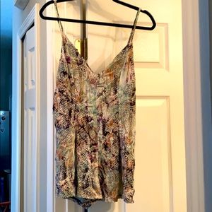 TOBI snakeskin-patterned romper